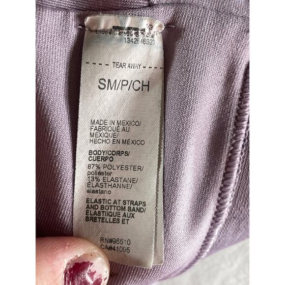 Under Armour Sports Bra Small Purple Active Crisscross Strap RN#96510 CA#41095 - Picture 2 of 5